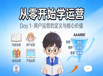 从零开始学运营 | Day 1:用户运营的定义与核心价值