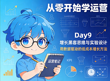 从零开始学运营：Day9：增长黑客思维与实验设计